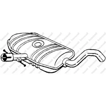 Silencieux central BOSAL 233-483