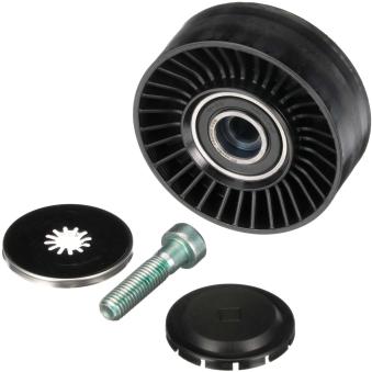 Poulie renvoi/transmission, courroie trapézoïdale à nervures GATES