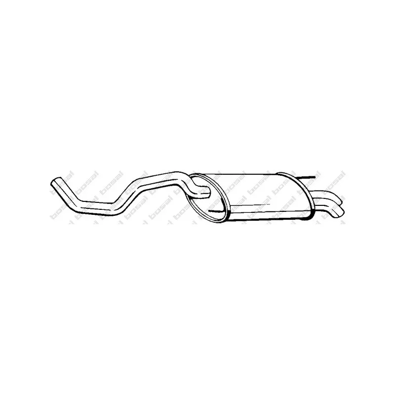 Silencieux arrière BOSAL 233-537