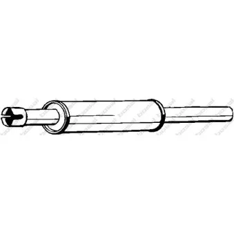 Silencieux central BOSAL 233-557