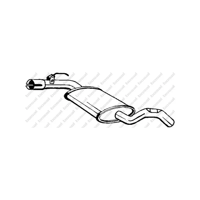 Silencieux central BOSAL 233-561