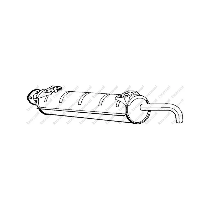Silencieux central BOSAL 233-565
