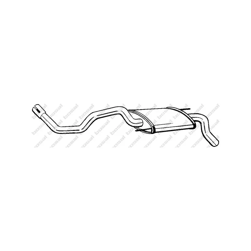 Silencieux arrière BOSAL 233-605