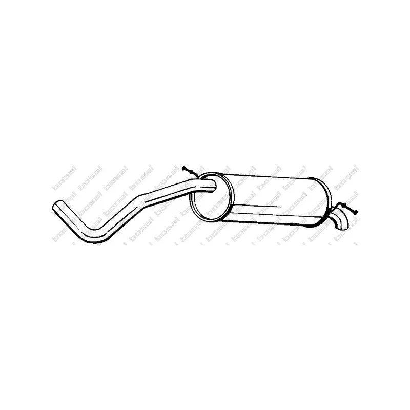 Silencieux arrière BOSAL 233-635