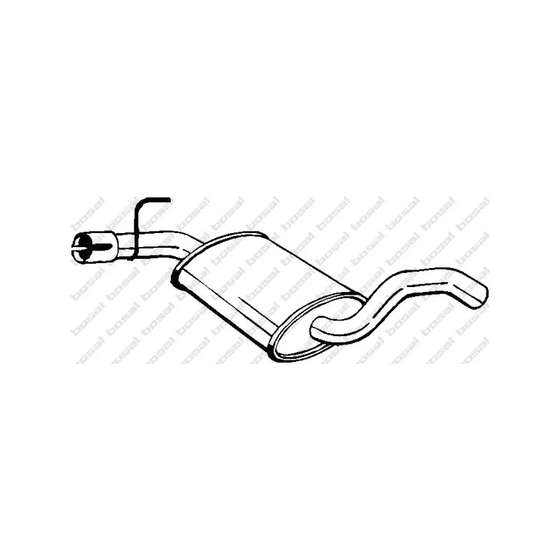 Silencieux central BOSAL 233-693