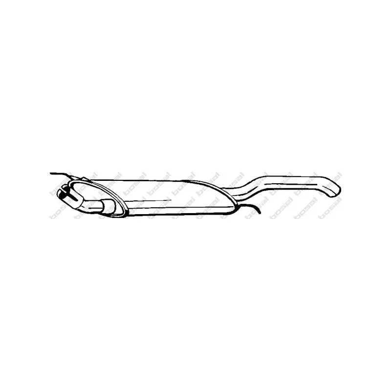 Silencieux arrière BOSAL 233-761