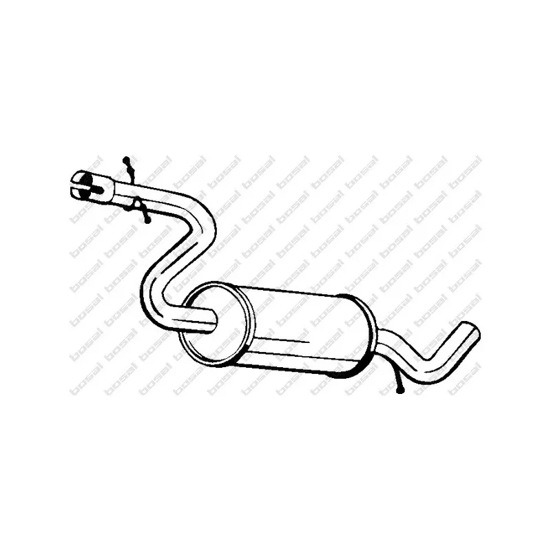 Silencieux central BOSAL 233-811