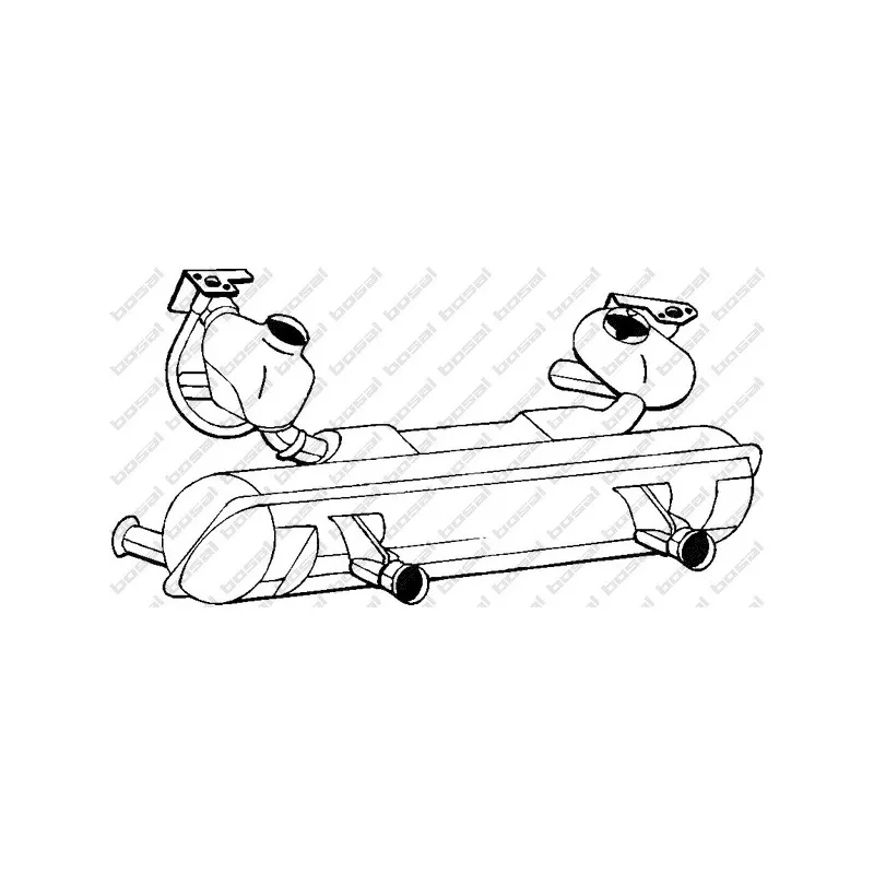 Silencieux central BOSAL 233-867