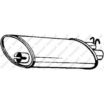Silencieux arrière BOSAL 235-003