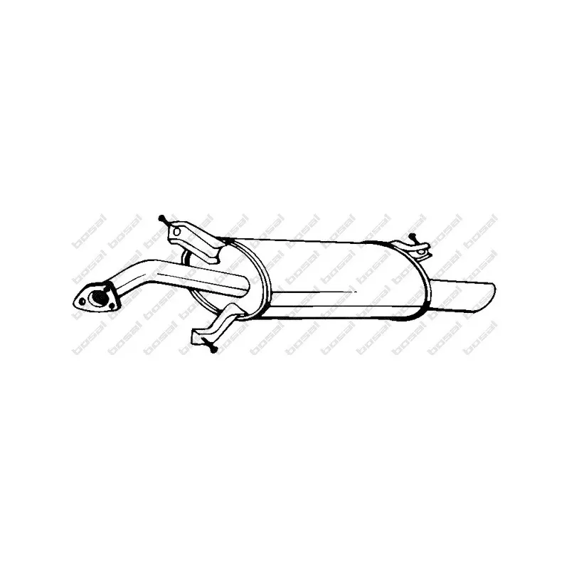 Silencieux arrière BOSAL 235-155