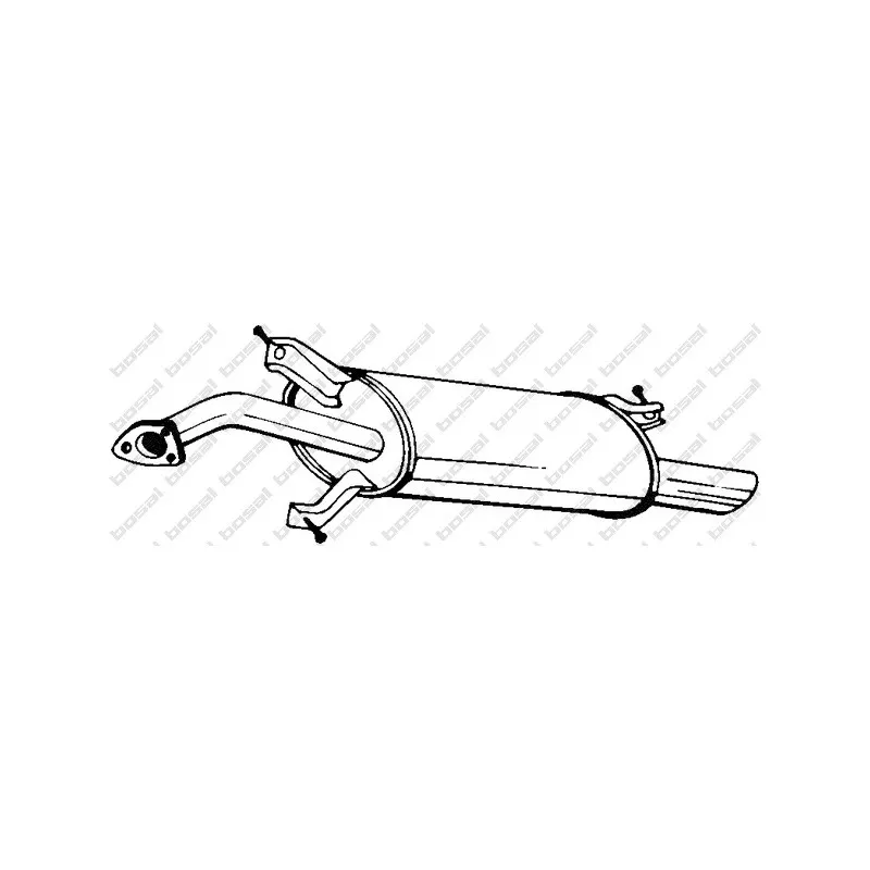 Silencieux arrière BOSAL 235-161