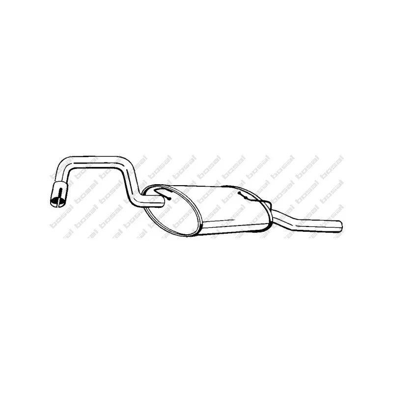 Silencieux arrière BOSAL 235-209