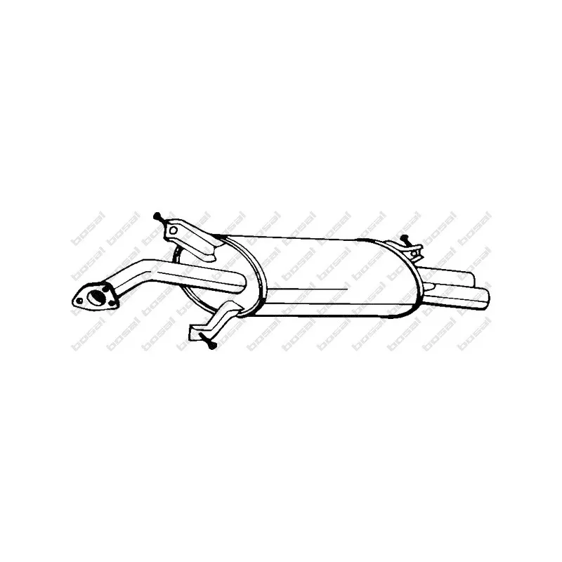 Silencieux arrière BOSAL 235-217