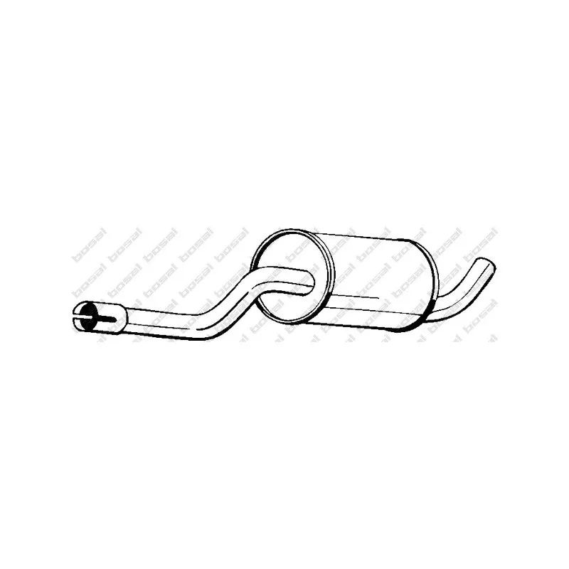 Silencieux central BOSAL 235-259