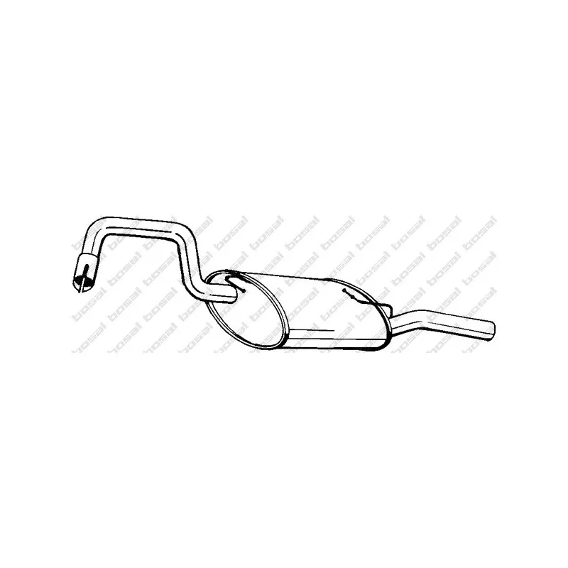 Silencieux arrière BOSAL 235-935