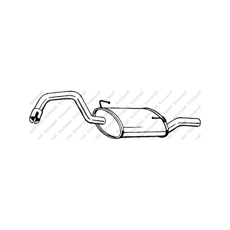 Silencieux arrière BOSAL 235-947