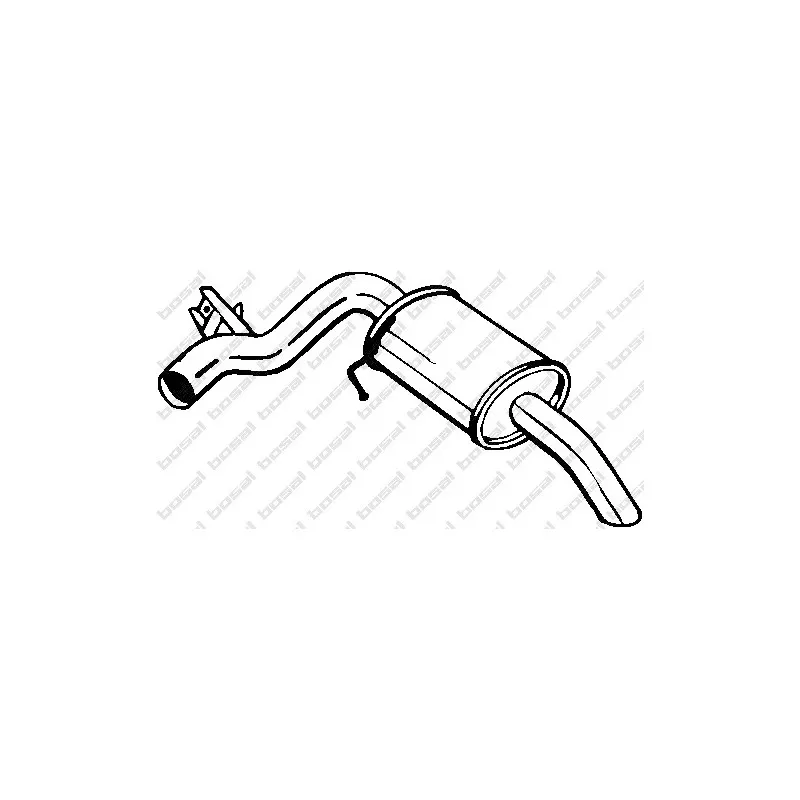 Silencieux arrière BOSAL 247-013