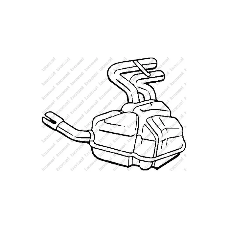 Silencieux arrière BOSAL 247-041