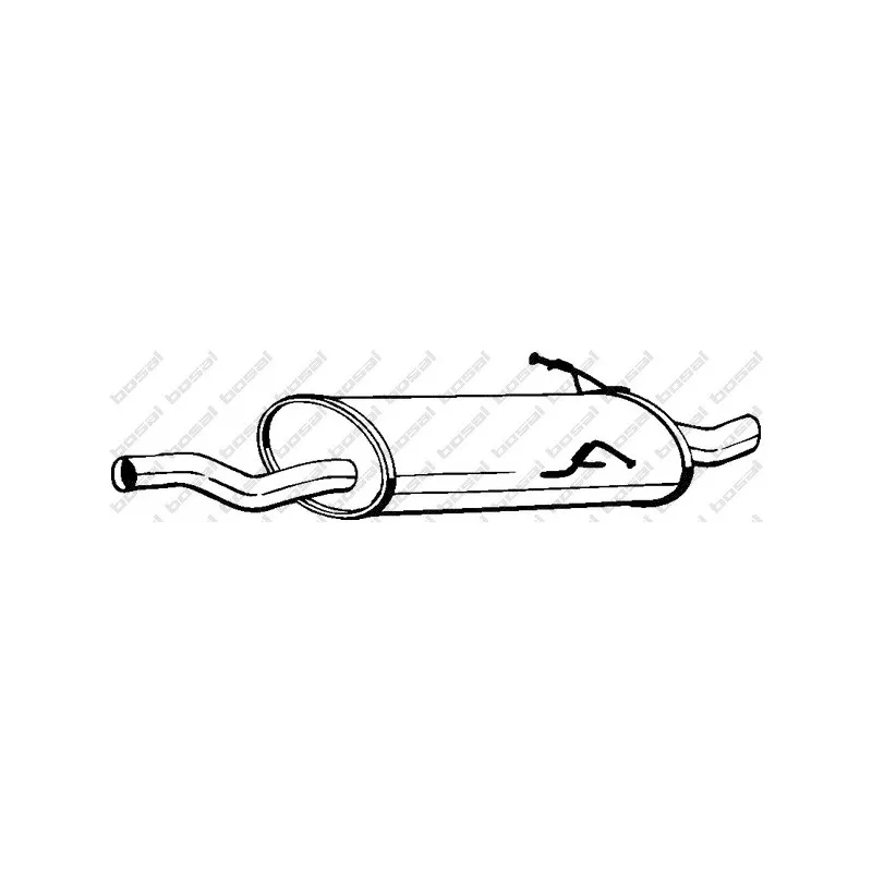 Silencieux arrière BOSAL 247-115