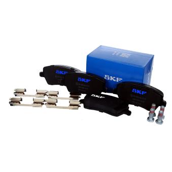 Jeu de 4 plaquettes de frein avant SKF