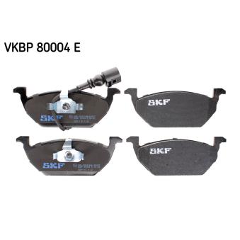 Jeu de 4 plaquettes de frein avant SKF