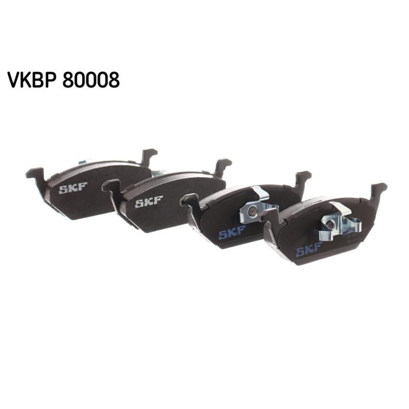Jeu de 4 plaquettes de frein avant SKF VKBP 80008 - Visuel 1