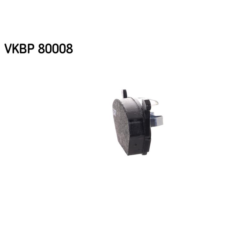 Jeu de 4 plaquettes de frein avant SKF VKBP 80008 - Visuel 3