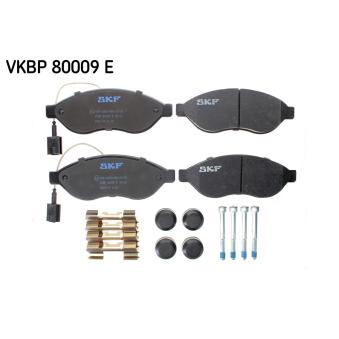 Jeu de 4 plaquettes de frein avant SKF