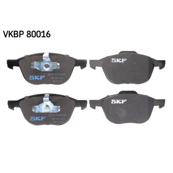 Jeu de 4 plaquettes de frein avant SKF
