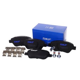 Jeu de 4 plaquettes de frein avant SKF