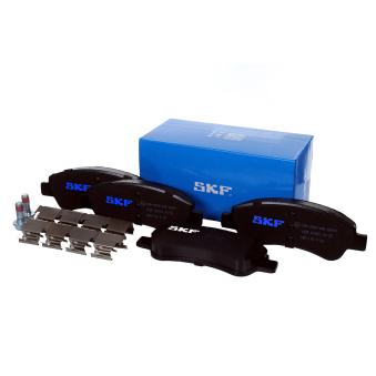 Jeu de 4 plaquettes de frein avant SKF VKBP 80040