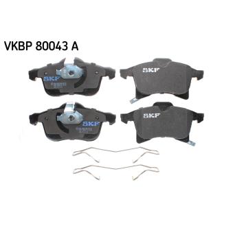 Jeu de 4 plaquettes de frein avant SKF