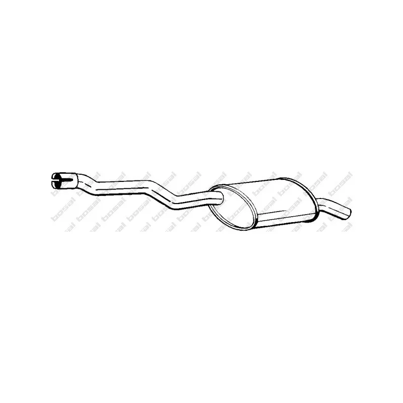 Silencieux arrière BOSAL 247-259