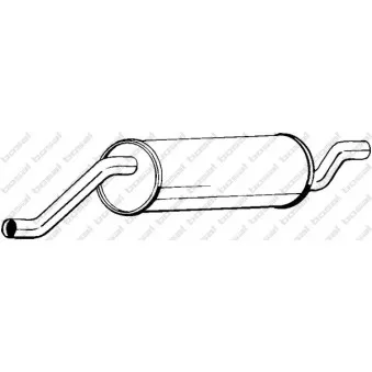 Silencieux arrière BOSAL