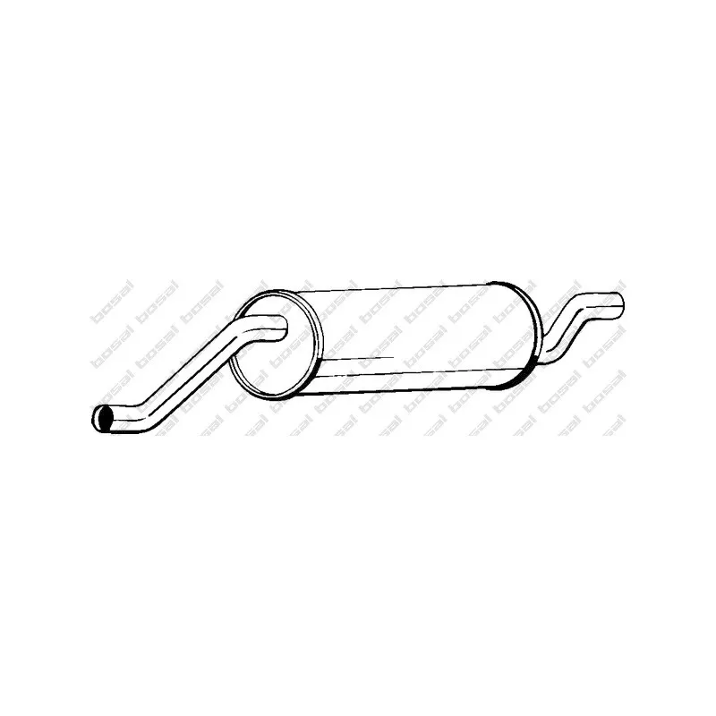 Silencieux arrière BOSAL 247-885