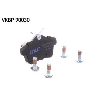 Jeu de 4 plaquettes de frein arrière SKF