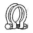 Pièce de serrage, échappement BOSAL 250-461 - Visuel 1