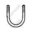 Pièce de serrage, échappement BOSAL 250-665 - Visuel 1