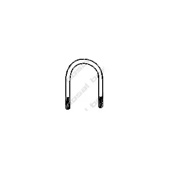 Pièce de serrage, échappement BOSAL 250-760