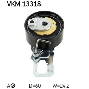 Poulie-tendeur, courroie crantée SKF VKM 13318