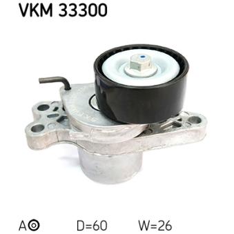 Poulie-tendeur, courroie trapézoïdale à nervures SKF