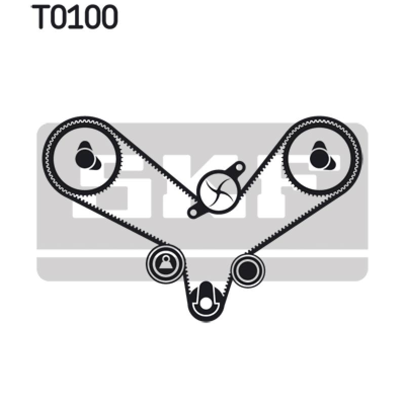 Kit de distribution SKF VKMA 01201 - Visuel 1