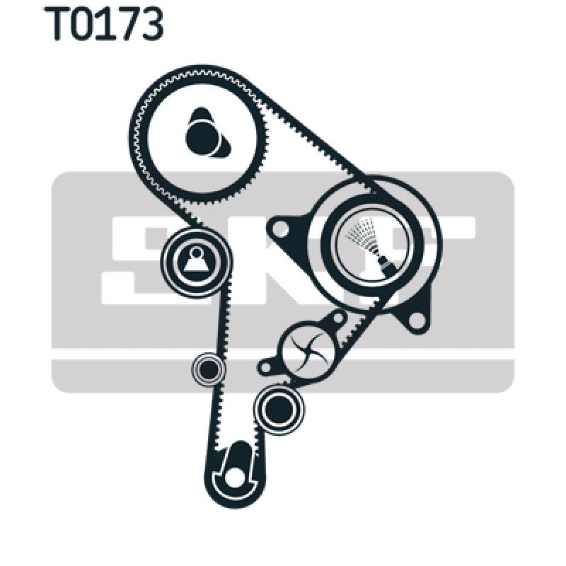 Kit de distribution SKF VKMA 01244 - Visuel 1