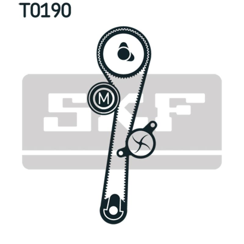 Kit de distribution SKF VKMA 06002 - Visuel 1