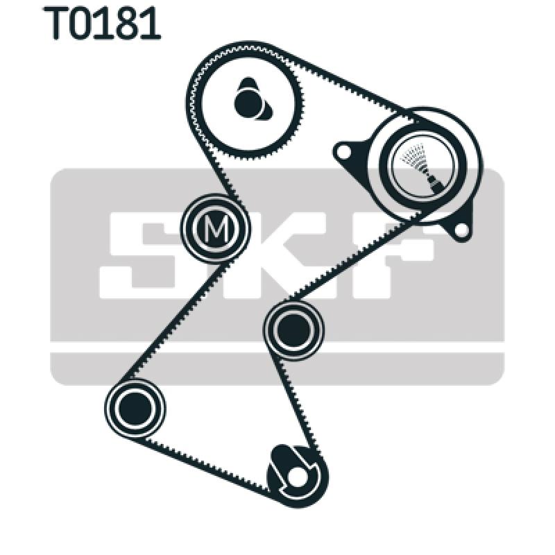 Kit de distribution SKF VKMA 06137 - Visuel 1