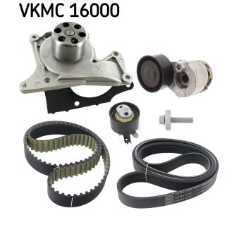 Pompe à eau + kit de courroie crantée SKF