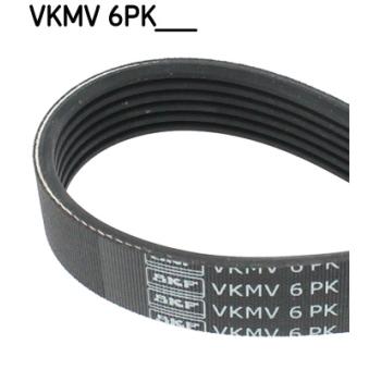 Courroie trapézoïdale à nervures SKF VKMV 6PK2227