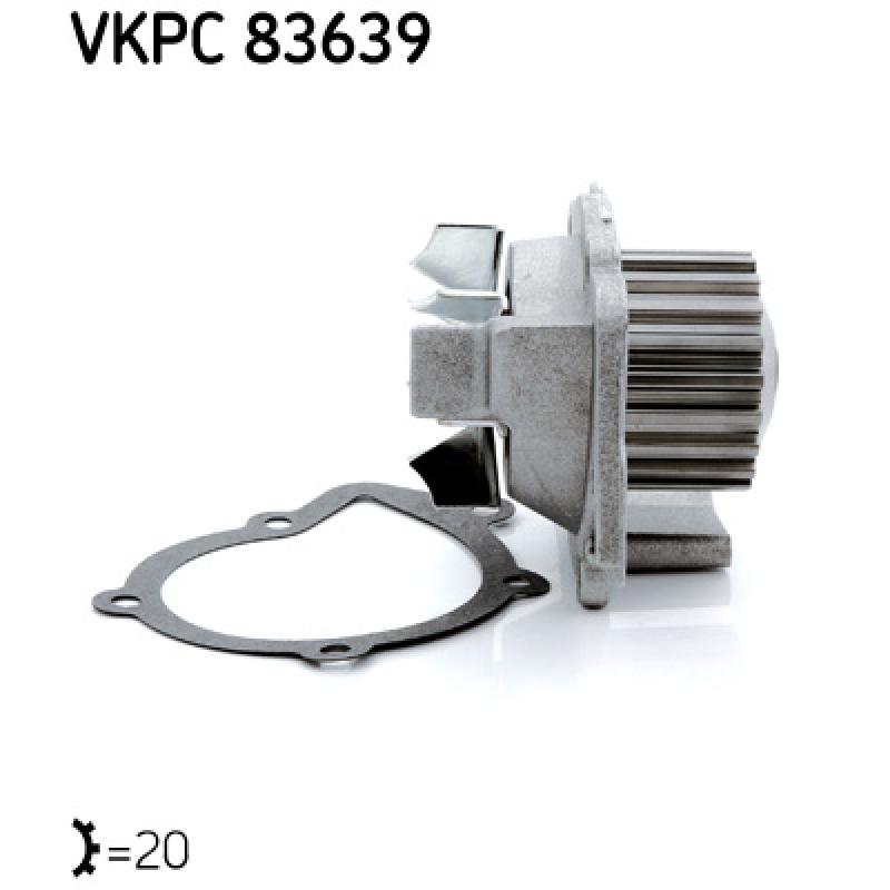 Pompe à eau SKF VKPC 83639 - Visuel 2