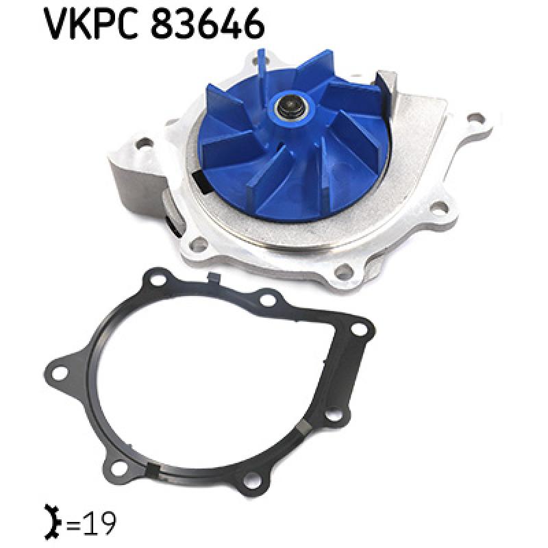 Pompe à eau SKF VKPC 83646 - Visuel 1