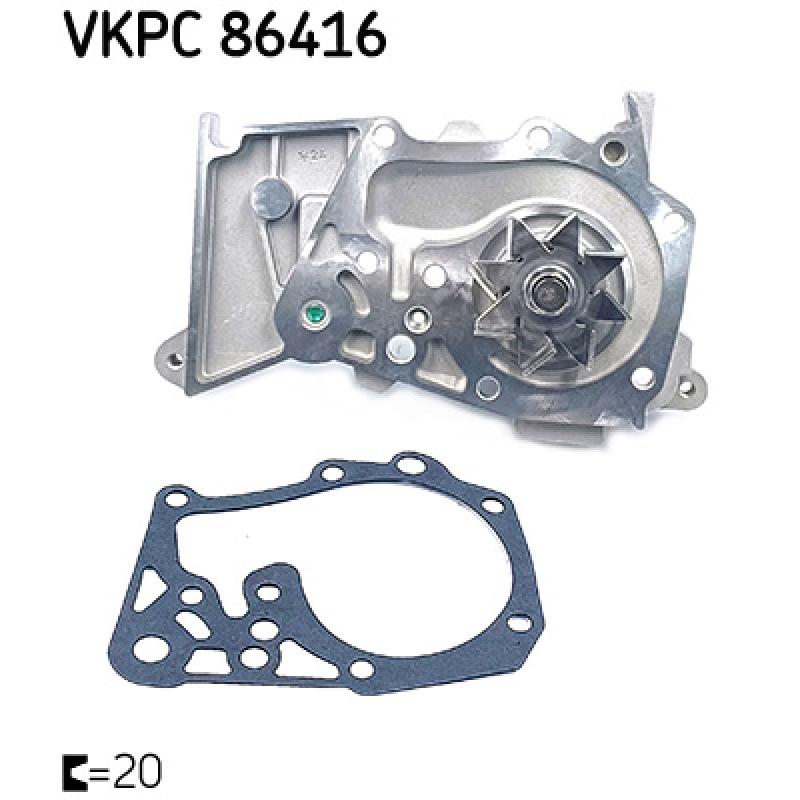 Pompe à eau SKF VKPC 86416 - Visuel 1